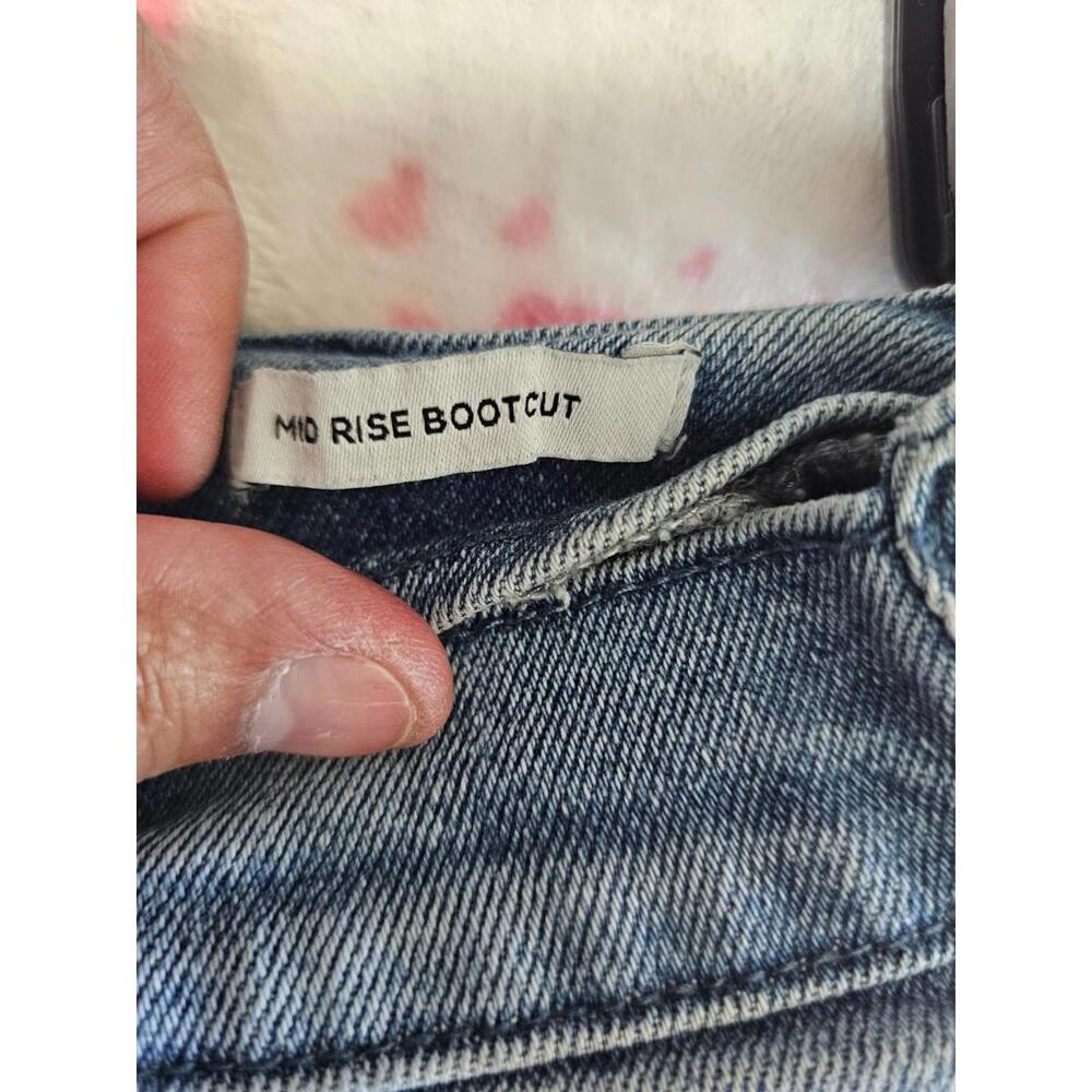 Women's Forever 21 Premium Straight Leg Denim Jeans Pants Size 24 Blue Pockets - Picture 5 of 12